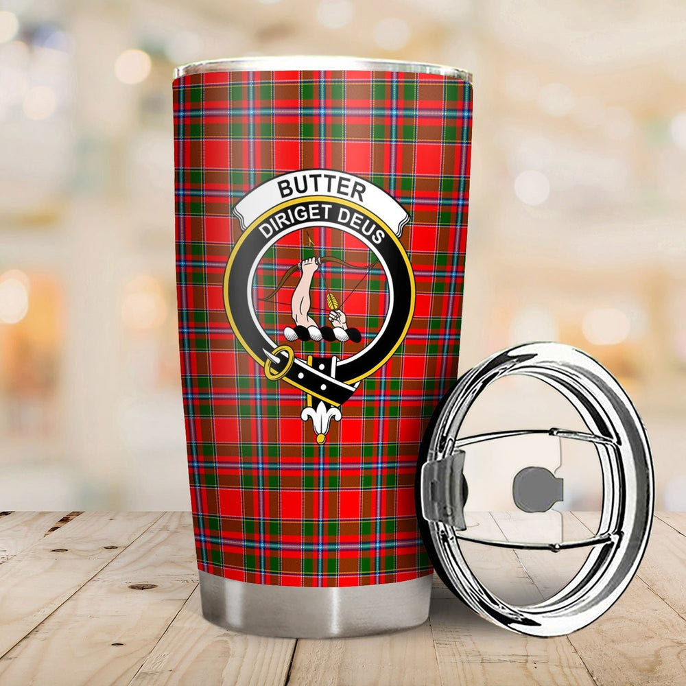 Clan Butter Tartan Crest Tumbler SY75 Clan Butter Tartan Today