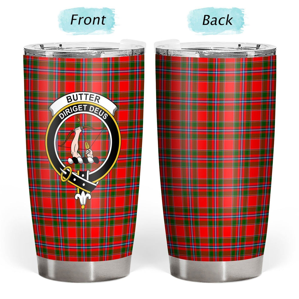 Clan Butter Tartan Crest Tumbler SY75 Clan Butter Tartan Today