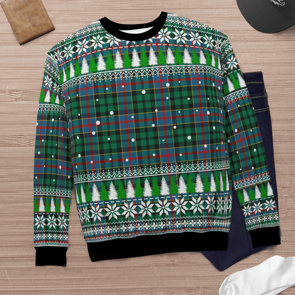 Clan Byres 1 Tartan Christmas Ugly Sweater RE96 Byres 1 Tartan Tartan Ugly Sweater