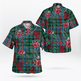 Clan Byres 1 Tartan Scottish Lion Hawaiian Shirt JT85 Byres 1 Tartan Tartan Hawaii Shirt
