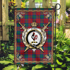 Clan Byres Tartan Crest Garden Flag - Celtic Thistle KI93 Clan Byres Tartan Today