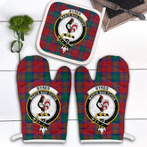 Clan Byres Tartan Crest Oven Mitt And Pot Holder (2 Oven Mitts + 1 Pot Holder) PM69 Clan Byres Tartan Today