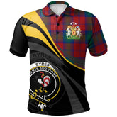 Clan Byres Tartan Polo Shirt - Royal Coat Of Arms Style EE93 Byres Tartan Tartan Polo