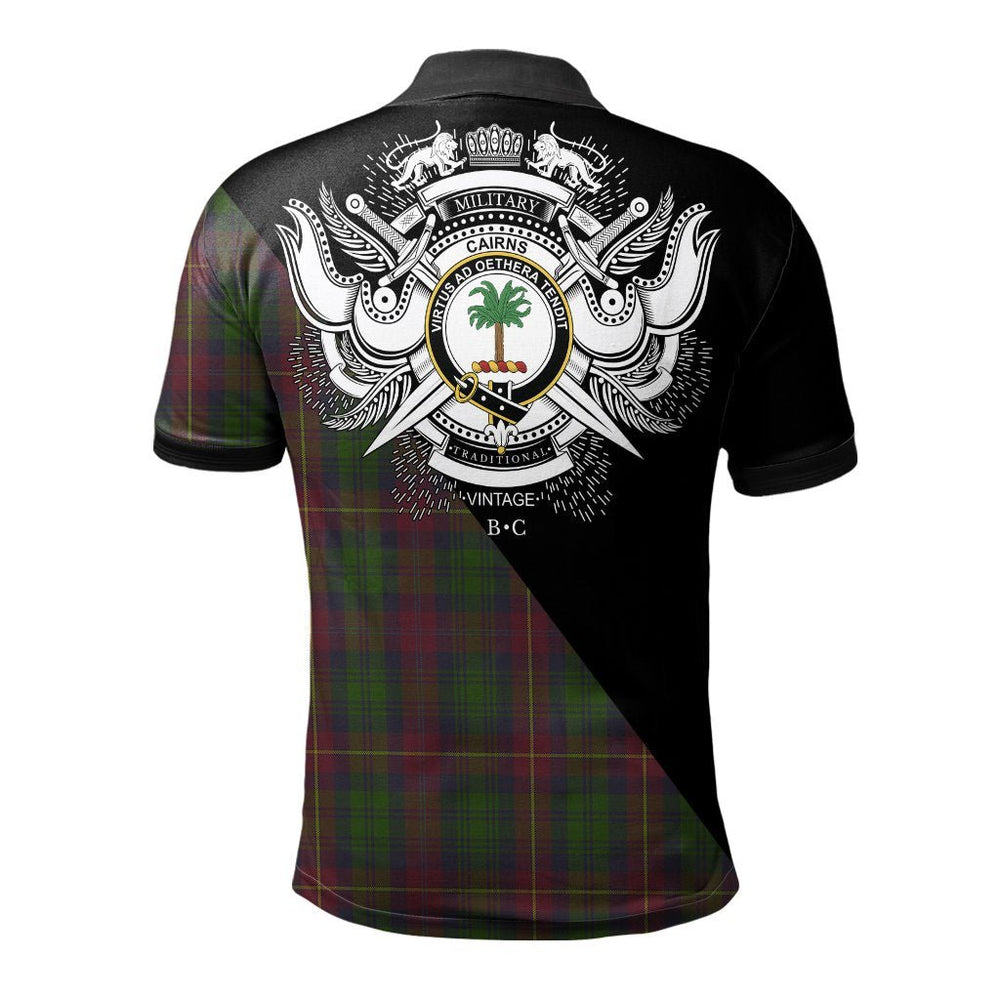 Clan Cairns Clan - Military Polo Shirt ZS14 Cairns Tartan Tartan Polo