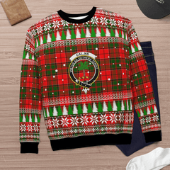 Clan Cairns Crest Tartan Christmas Ugly Sweater XW62 Cairns Crest Tartan Tartan Ugly Sweater