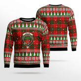 Clan Cairns Crest Tartan Christmas Ugly Sweater XW62 Cairns Crest Tartan Tartan Ugly Sweater