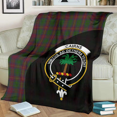 Clan Cairns Tartan Crest Blanket Wave Style EE61 Clan Cairns Tartan Today