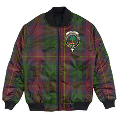 Clan Cairns Tartan Crest Bomber Jacket KQ85 Cairns Tartan Tartan Bomber Jacket