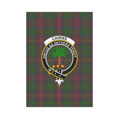 Clan Cairns Tartan Crest Garden Flag GM87 Clan Cairns Tartan Today