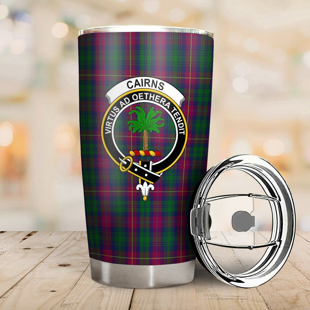 Clan Cairns Tartan Crest Tumbler FX99 Clan Cairns Tartan Today