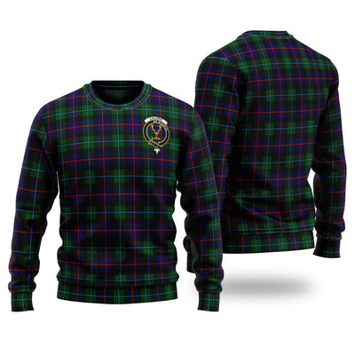 Clan Calder Modern Tartan Christmas Ugly Sweater