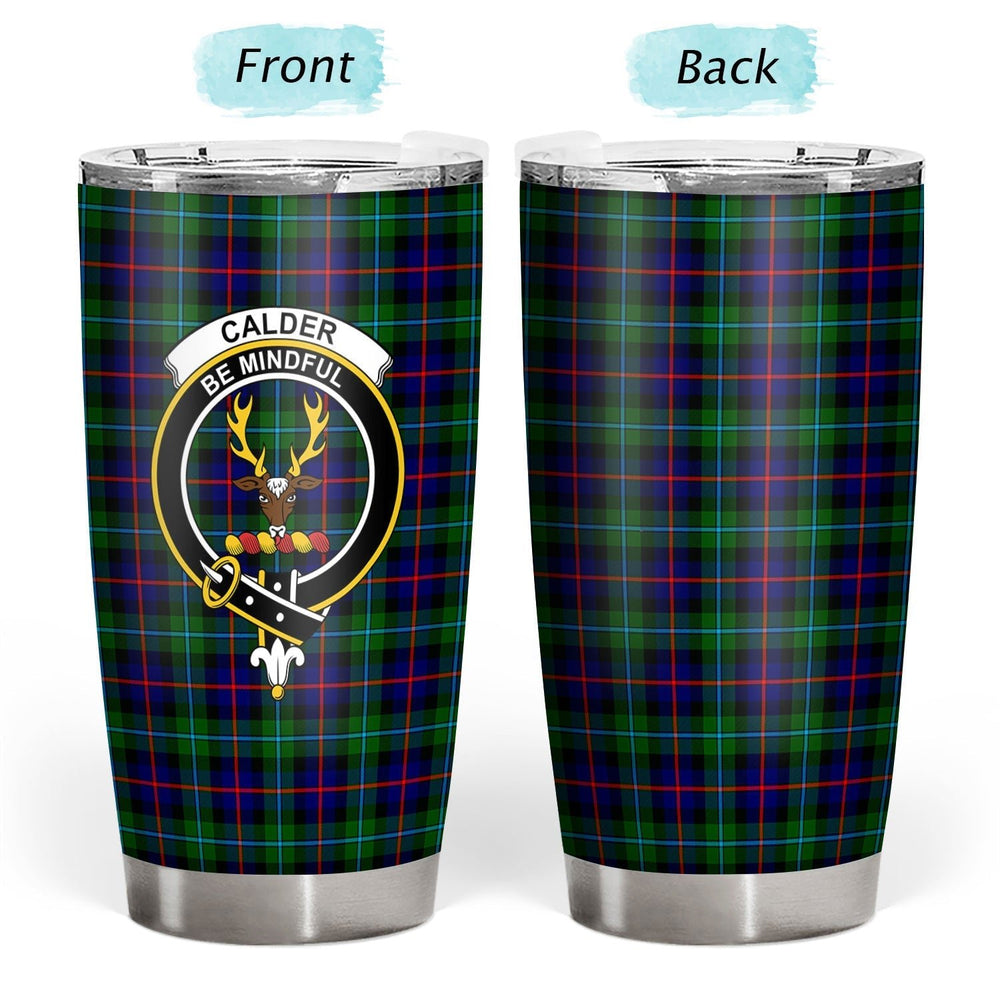 Clan Calder Tartan Crest Tumbler TO35 Clan Calder Tartan Today