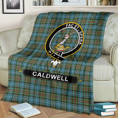 Clan Caldwell Family Tartan Crest BlanketsBA26 Tartan Today