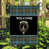 Clan Caldwell Tartan Crest Black Garden Flag QP95 Clan Hall Tartan Today