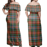 Clan Caledonia Ancient Tartan Hawaii Dress IF89 Clan Don Tartan Hawaii Dress