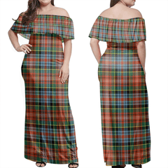 Clan Caledonia Ancient Tartan Hawaii Dress IF89 Clan Don Tartan Hawaii Dress
