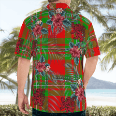 Clan Callander Modern Tartan Scottish Lion Hawaiian Shirt BR67 Callander Modern Tartan Tartan Hawaii Shirt