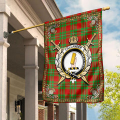 Clan Callander Tartan Crest Garden Flag - Celtic Thistle PP74 Clan Callander Tartan Today