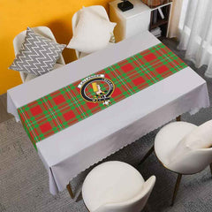 Clan Callander Tartan Crest Table Runner Cotton AJ31 Callander Tartan Tartan Table Runner