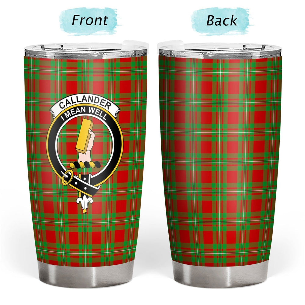 Clan Callander Tartan Crest Tumbler WB46 Clan Callander Tartan Today