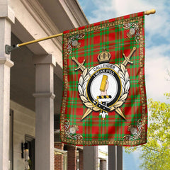 Clan Callender Tartan Crest Garden Flag - Celtic Thistle IH44 Clan Hall Tartan Today