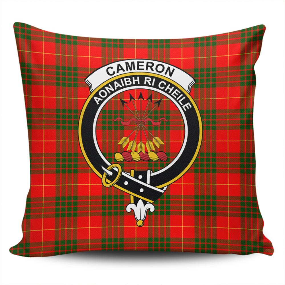Clan Cameron Modern Tartan Crest Pillow Cover ZJ49 Clan Cameron Tartan Today