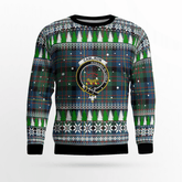 Clan Cameron of Erracht Ancient Crest Tartan Christmas Ugly Sweater WA38 Cameron of Erracht Ancient Crest Tartan Tartan Ugly Sweater