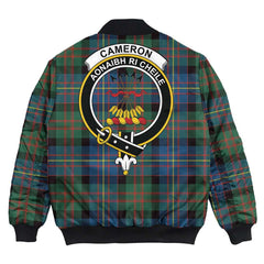 Clan Cameron of Erracht Ancient Tartan Crest Bomber Jacket YJ23 Cameron of Erracht Ancient Tartan Tartan Bomber Jacket