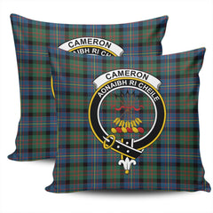 Clan Cameron of Erracht Ancient Tartan Crest Pillow Cover RB49 Clan Cameron Tartan Today