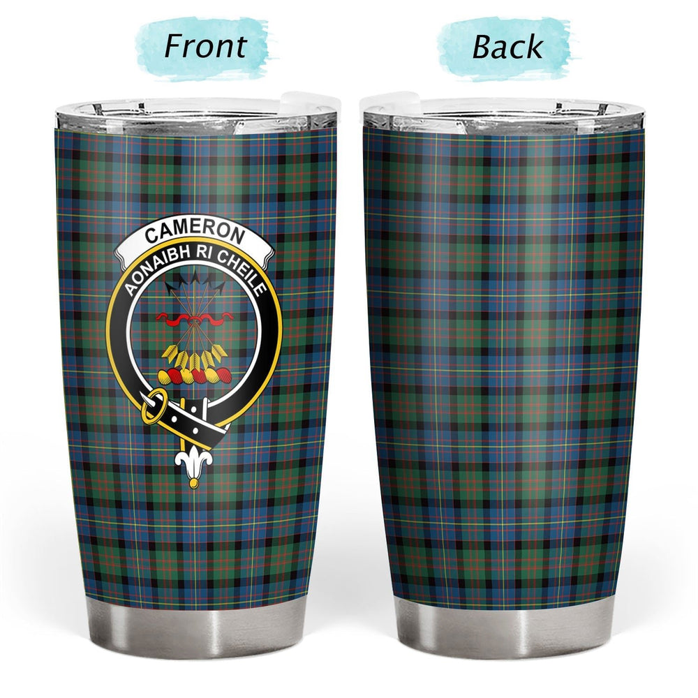 Clan Cameron of Erracht Ancient Tartan Crest Tumbler DK12 Clan Cameron Tartan Today