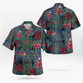 Clan Cameron of Erracht Ancient Tartan Scottish Lion Hawaiian Shirt RH23 Cameron of Erracht Ancient Tartan Tartan Hawaii Shirt