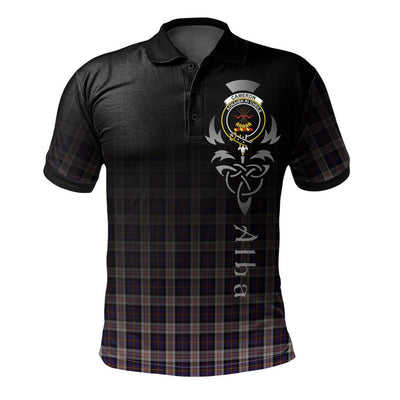 Clan Cameron of Erracht Dress Tartan Polo Shirt - Alba Celtic Style
