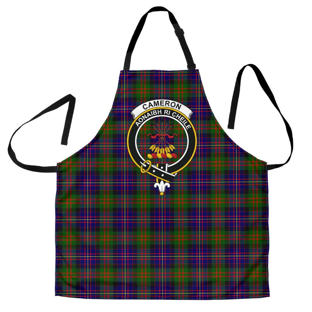 Clan Cameron of Erracht Modern Tartan Crest Apron BZ81 Clan Cameron Tartan Today