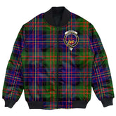 Clan Cameron of Erracht Modern Tartan Crest Bomber Jacket BU83 Cameron of Erracht Modern Tartan Tartan Bomber Jacket