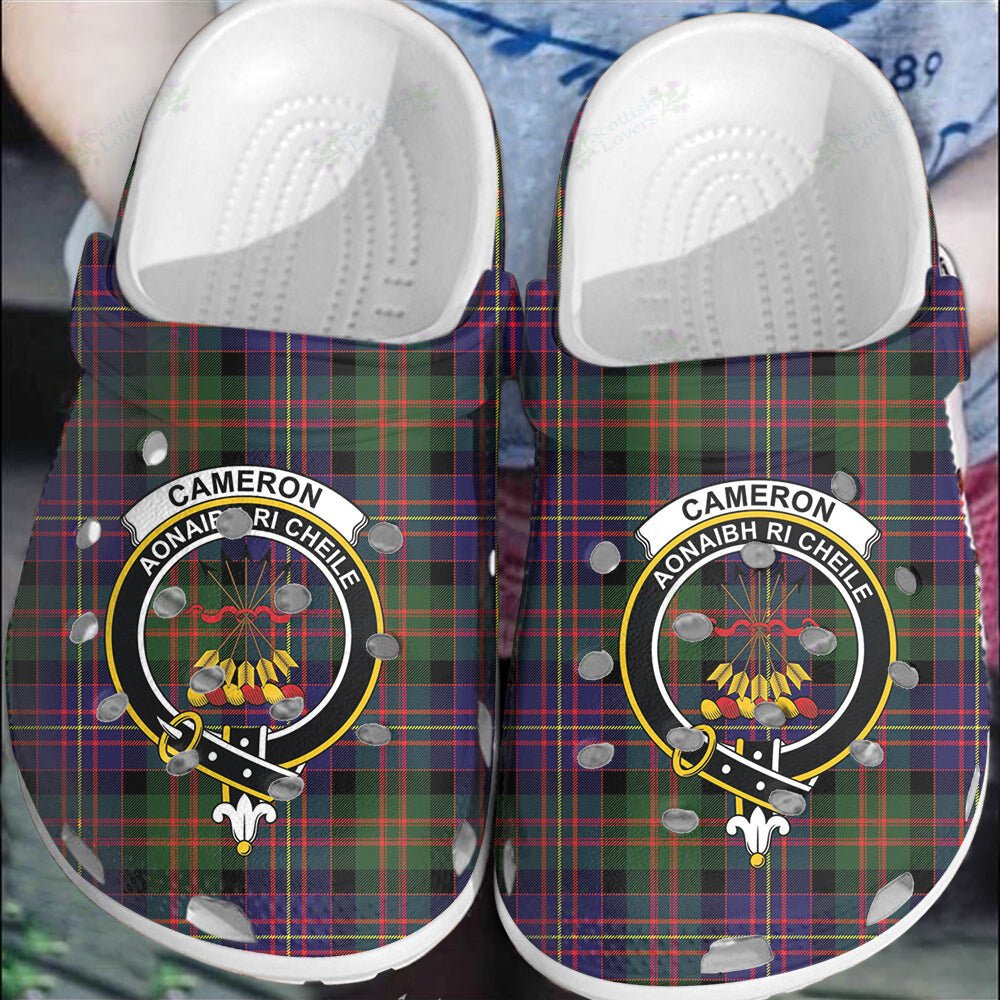Clan Cameron of Erracht Modern Tartan Crest Clogs Classic NZ60 Cameron of Erracht Modern Tartan Tartan Today