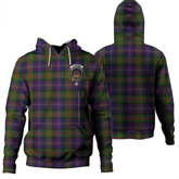 Clan Cameron of Erracht Modern Tartan Hoodie Crest UXGEOG8Q-1 Cameron of Erracht Modern Tartan Hoodies
