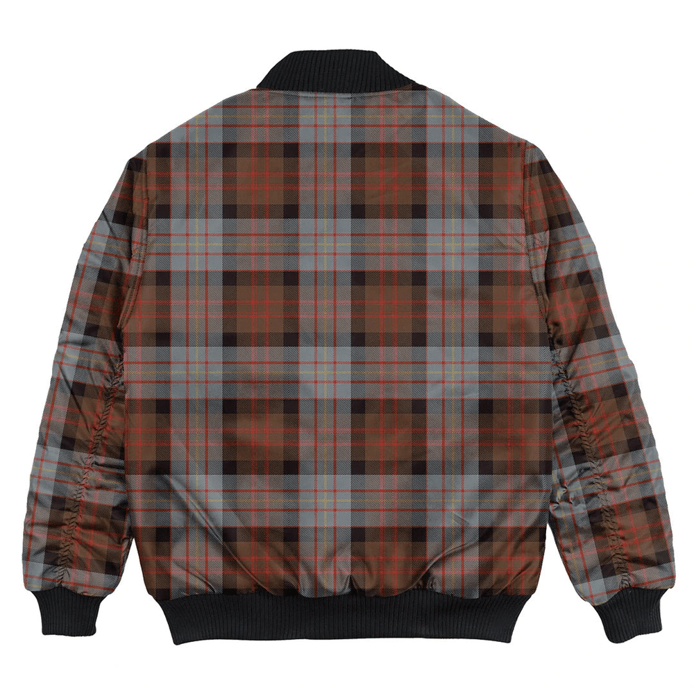 Clan Cameron of Erracht Weathered Tartan Bomber Jacket PV41 Cameron of Erracht Weathered Tartan Tartan Bomber Jacket