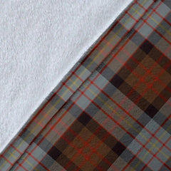 Clan Cameron of Erracht Weathered Tartan Crest Blanket Wave Style TD14 Clan Cameron Tartan Today