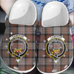 Clan Cameron of Erracht Weathered Tartan Crest Clogs Classic NL10 Cameron of Erracht Weathered Tartan Tartan Today