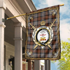 Clan Cameron of Erracht Weathered Tartan Crest Garden Flag - Celtic Thistle AO43 Clan Cameron Tartan Today