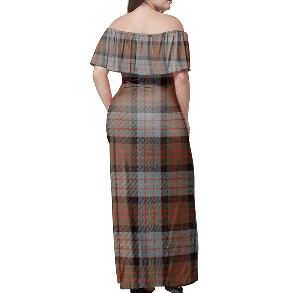 Clan Cameron Of Erracht Weathered Tartan Hawaii Dress JM89 Clan Cameron Tartan Hawaii Dress