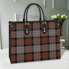 Clan Cameron Of Erracht Weathered Tartan Leather Bag JA58 Clan Cameron Tartan Today