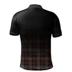 Clan Cameron of Erracht Weathered Tartan Polo Shirt - Alba Celtic Style GH88 Cameron of Erracht Weathered Tartan Tartan Polo