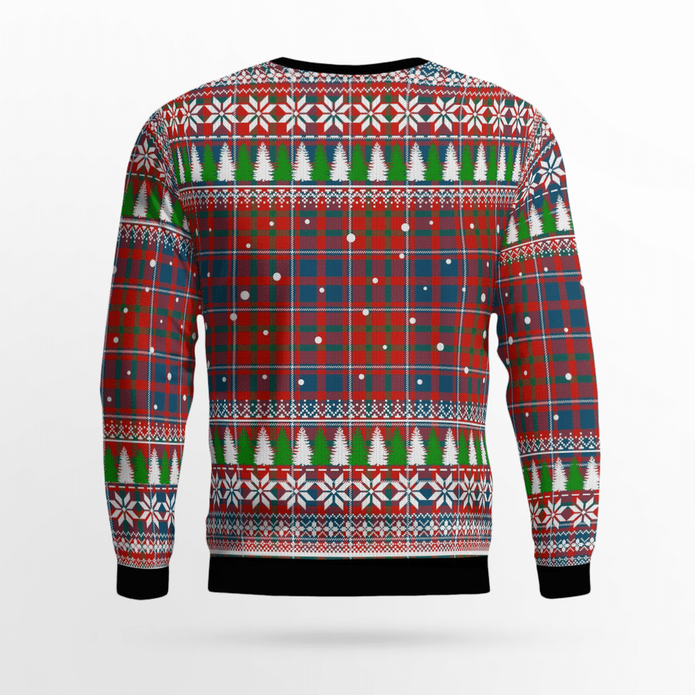Clan Cameron of Lochiel Ancient Crest Tartan Christmas Ugly Sweater OS70 Cameron of Lochiel Ancient Crest Tartan Tartan Ugly Sweater