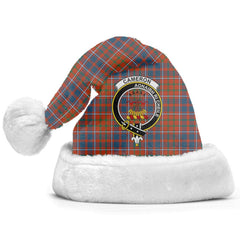Clan Cameron of Lochiel Ancient Tartan Crest Christmas Santa Hat FG82 Cameron of Lochiel Ancient Tartan Tartan Santa Hat
