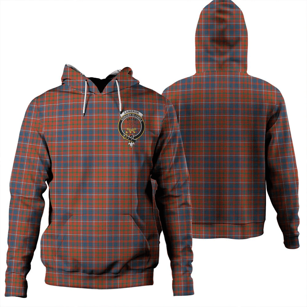 Clan Cameron of Lochiel Ancient Tartan Hoodie Crest HBV7CBWB-1 Cameron of Lochiel Ancient Tartan Hoodies
