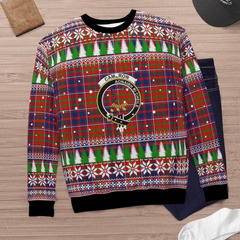 Clan Cameron of Lochiel Crest Tartan Christmas Ugly Sweater TP81 Cameron of Lochiel Crest Tartan Tartan Ugly Sweater