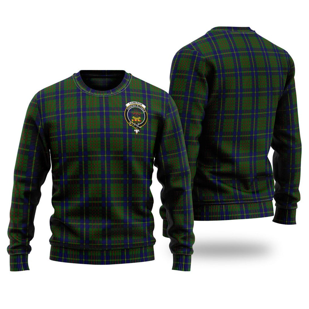 Clan Cameron Of Lochiel Hunting Tartan Christmas Ugly Sweater GS84 Cameron Of Lochiel Hunting Tartan Tartan Sweater