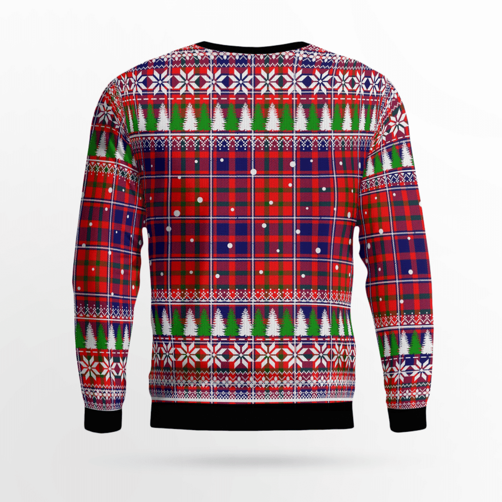 Clan Cameron of Lochiel Modern Crest Tartan Christmas Ugly Sweater BE97 Cameron of Lochiel Modern Crest Tartan Tartan Ugly Sweater