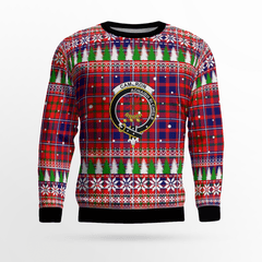 Clan Cameron of Lochiel Modern Crest Tartan Christmas Ugly Sweater BE97 Cameron of Lochiel Modern Crest Tartan Tartan Ugly Sweater